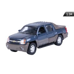 Modell autó, 01:34, Chevrolet Avalanche 2002, sötétkék.