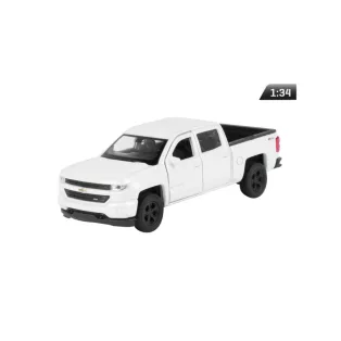 Makett autó, 01:34, Chevrolet Silverado 2017, fehér.