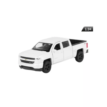 Makett autó, 01:34, Chevrolet Silverado 2017, fehér.
