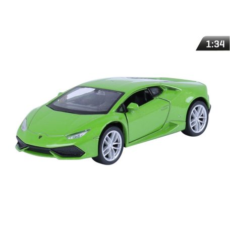 Modell autó, 01:34, Lamborghini Huracan kupé, zöld.