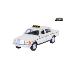 Makett autó, 01:34, Mercedes-Benz W123, TAXI, krém.