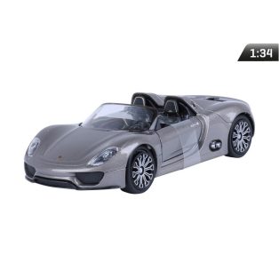 Modell autó, 01:34, Porsche 918 Spyder Concept szürke.