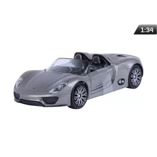 Modell autó, 01:34, Porsche 918 Spyder Concept szürke.