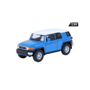 Makett autó, 01:34, ToyotFJ Cruiser, kék.