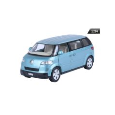 Makett autó, 01:34, 2001 VW mikrobusszal, kék.
