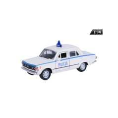 Makett autó, 01:34, FIAT 125p kommunistmilíciák, fehér.