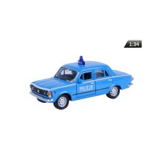 Makett autó, 01:34, FIAT 125p kommunistmilíciák, kék.
