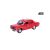 Makett autó, 01:34, PRL 1313 WPT Fiat 125p piros.