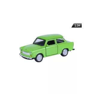 Makett autó, 01:34, PRL 601 Trabant celadon (zöld).