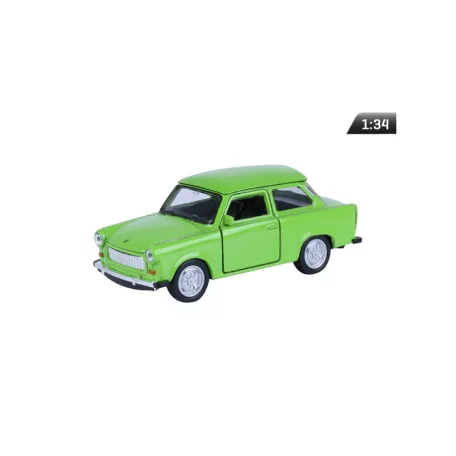 Makett autó, 01:34, PRL 601 Trabant celadon (zöld).
