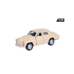 Makett autó, 01:34, PRL 224 Varsó, krém.