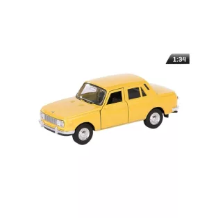 Makett autó, 1:34 Wartburg 353, sárga.