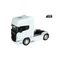 Makett autó, Modellezni 01:32 ScaniR730 V8, fehér.