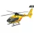 Modell autó, 01:43 LRP helikopter EC-135, sárga.