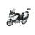 Makett motor, 01:18 BMW R 1200 RT rendőrségi verzió fekete-fehér.