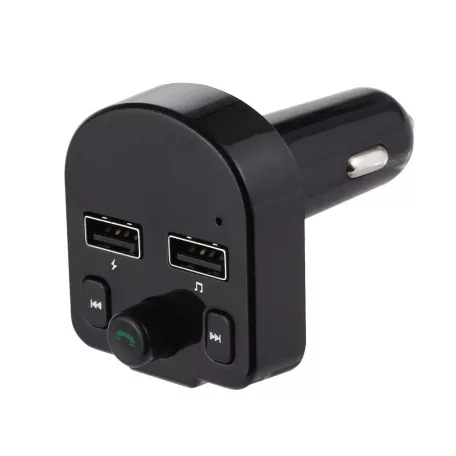 A12 - Bluetooth/FM Transzmitter LED kijelzővel és Dupla USB töltővel
