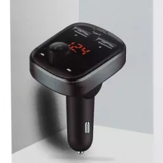   A26 - Bluetooth/FM Transzmitter LED kijelzővel USB-C és dupla USB töltővel