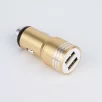 Dupla szivargyújtó-USB adapter, gyorstöltő, 2,1A+1,0A