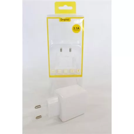 Tripla hálózati USB gyorstöltő adapter