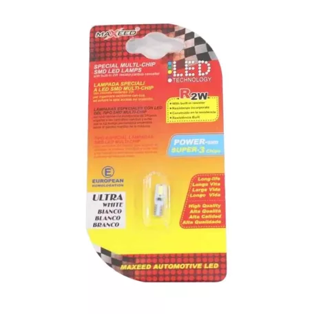 Maxeed T5 műszerfal izzó, 2xSMD led, Canbus, 12V (1db)