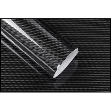 Karbon Fólia, fekete, 1,52x1,8m