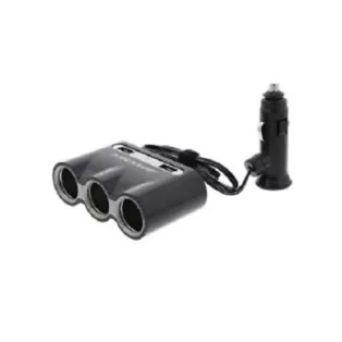 Szivargyújtó elosztó, 3 + 2 USB