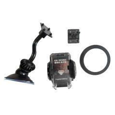   Telefontartó, szélvédőre vagy szellőzőrácsba, állítható, kristálydíszítéssel