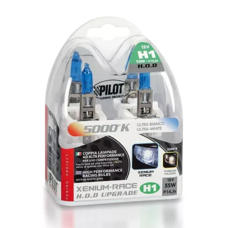Pilot Lampada, H1 HOD autó izzó, 12V (1pár)