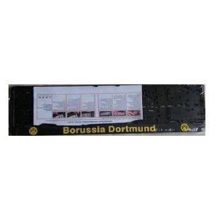   Rendszámtábla tartó, 3D feliratos, logós, Borussia Dortmund