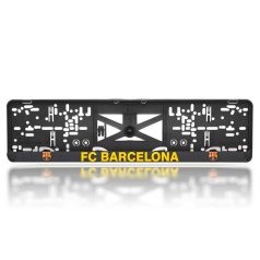   FC Barcelona rendszámtábla tartó, 3D domború felirattal, párban