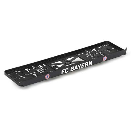 Rendszámtábla tartó, 3D feliratos, logós, FC Bayern