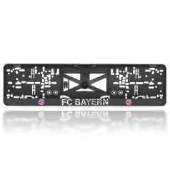 Rendszámtábla tartó, 3D feliratos, logós, FC Bayern