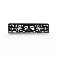 Rendszámtábla tartó, 3D feliratos, logós, Liverpool FC