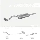 EDEX 01.18 - Kipufogó hátsó dob AUDI A4 1.8 (1994-2001)