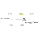 EDEX 01.250 - Kipufogó közép dob AUDI A4 1.8 (1995-2001)