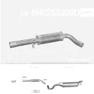 EDEX 01.251 - Kipufogó közép dob AUDI TT 1.8 (1998-2006)