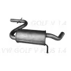   EDEX 01.253 - Kipufogó közép dob VW GOLF V 1.4 (2005-2008)