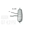 EDEX 01.290 - Kipufogó hátsó dob AUDI Q7 4.2 (2006-2015)