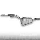 EDEX 01.291 - Kipufogó közép dob AUDI A4 2.4, 2.5 D, 2.6, 2.8 (1995-2001)
