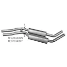 EDEX 01.296 - Audi A6 C6 kipufogó közép dob