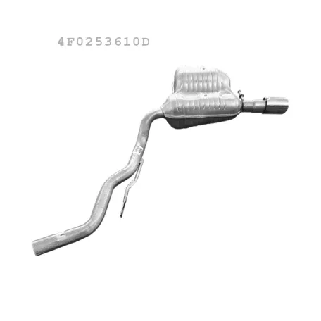 EDEX 01.93 - Kipufogó hátsó dob AUDI A6 2.0, 2.4, 2.8, 3.0, 3.2 (2004-2011)