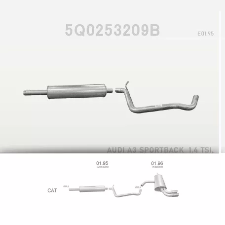 EDEX 01.95 - AUDI A3, Sportback 1.4 TFSi, VW Golf VII (2012-2020)