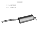 EDEX 02.10 - Kipufogó hátsó dob DACIA LOGAN 1.4, 1.6 (2007-2013)