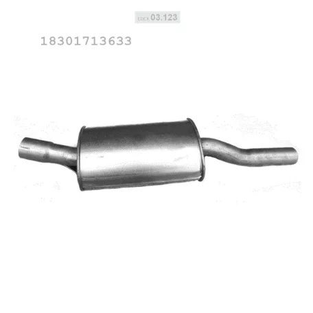 EDEX 03.123 - Kipufogó közép dob BMW 3 E46 1.6, 1.9 (1997-2006)