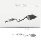 EDEX 03.140 - Kipufogó hátsó dob BMW Z3 1.8 (1995-1998)
