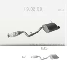 EDEX 03.141 - Kipufogó hátsó dob BMW Z3 1.9, 2.8 (1995-2000)
