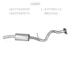   EDEX 03.15 - Kipufogó közép dob BMW 3 E90 1.6, 2.0 (2005-2012)