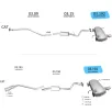  EDEX 03.192 - BMW 3 E90-series 1.6, 2.0 (2005-2013)  -Kipufogó hátsó dob