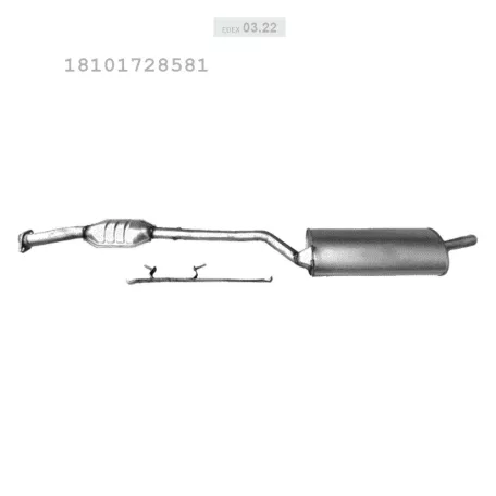 EDEX 03.22 - Kipufogó rendszer BMW 3 E36 1.8 (1990-1997)