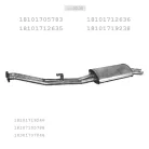 EDEX 03.30 - Kipufogó hátsó dob BMW 3 E30 2.0, 2.5, 2.7 (1983-1993)